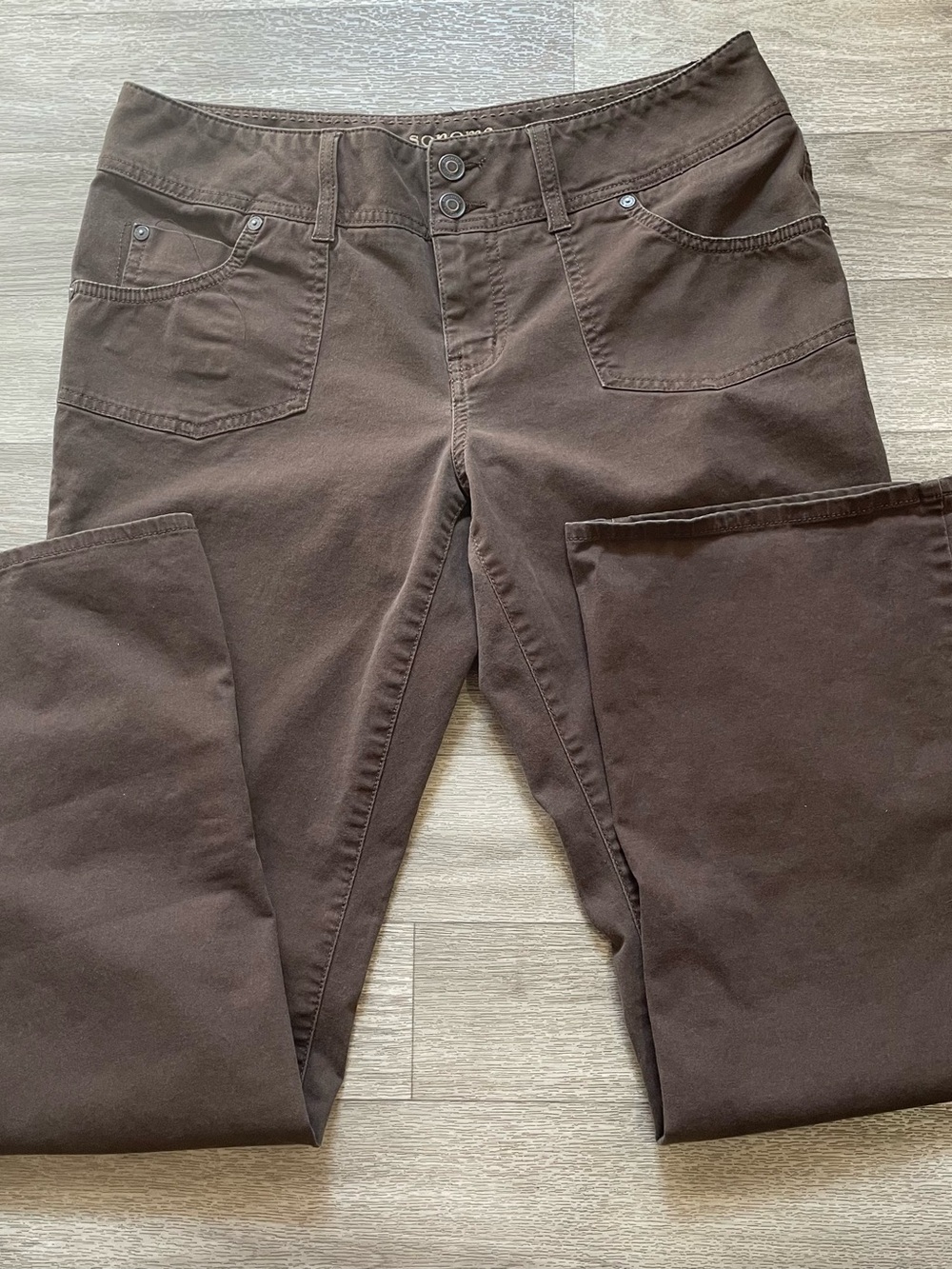 Sonoma Vintage Low-Rise Flare Pants 10 Brown